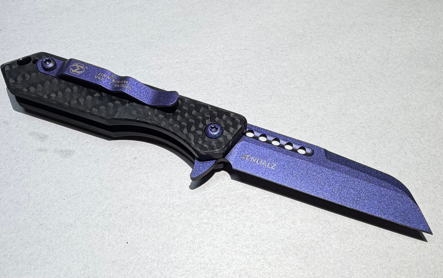 Heretic Jinn-Manual-Purple-Carbon Fiber-#ENDALZ-H213-PU-CF