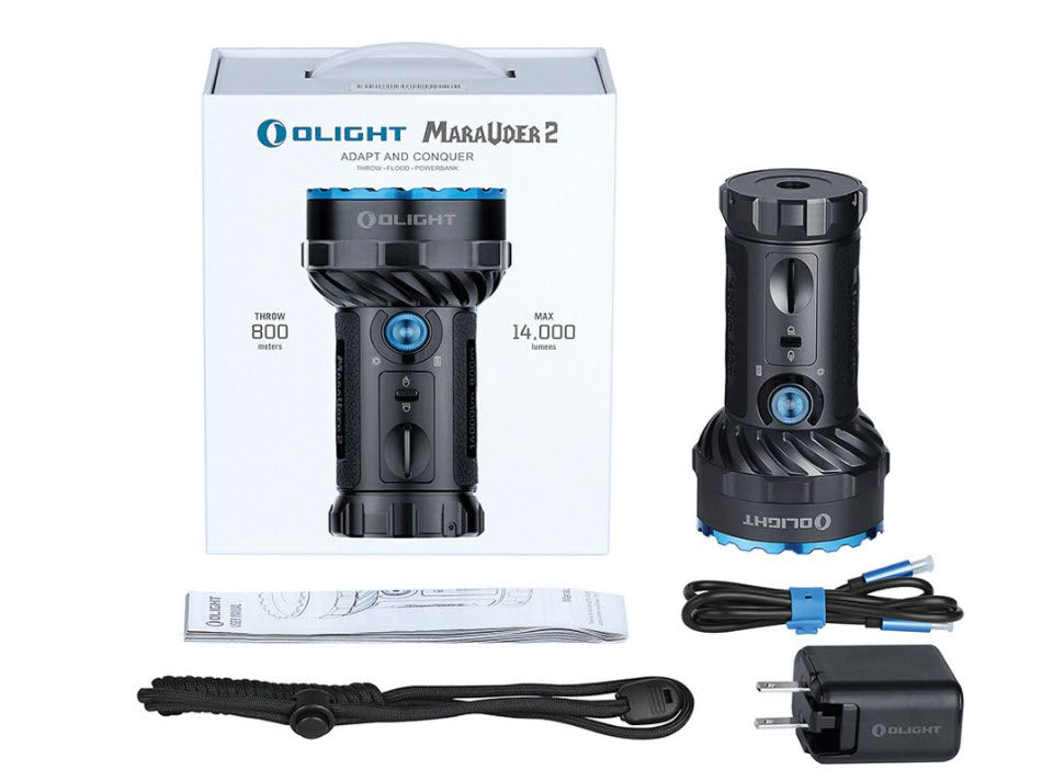 Olight Marauder 2 Flashlight Black