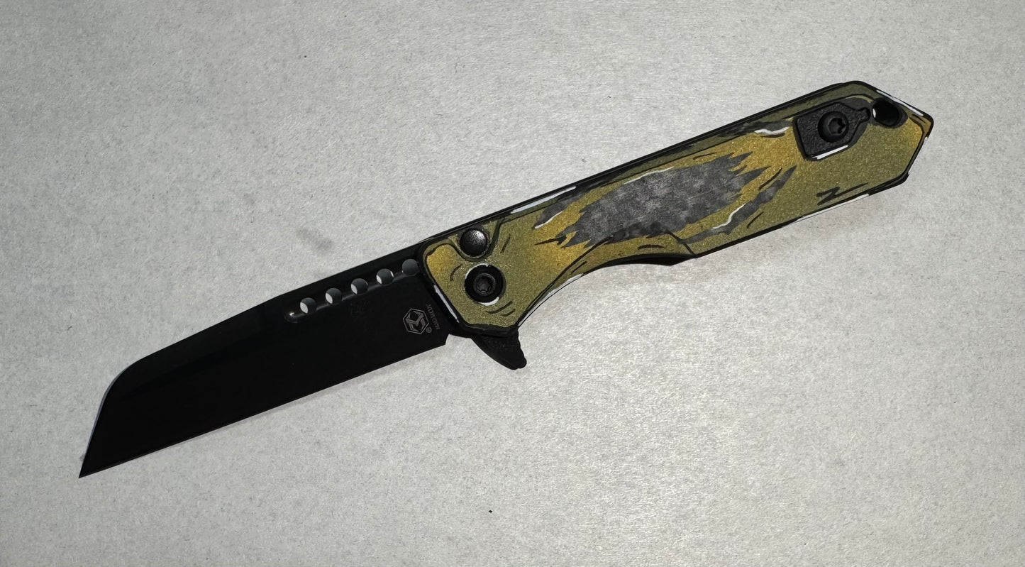 Heretic Jinn-Manual-DLC-Gold & Green Cel Shading Carbon Breach-H213-6A-GGCS-CB