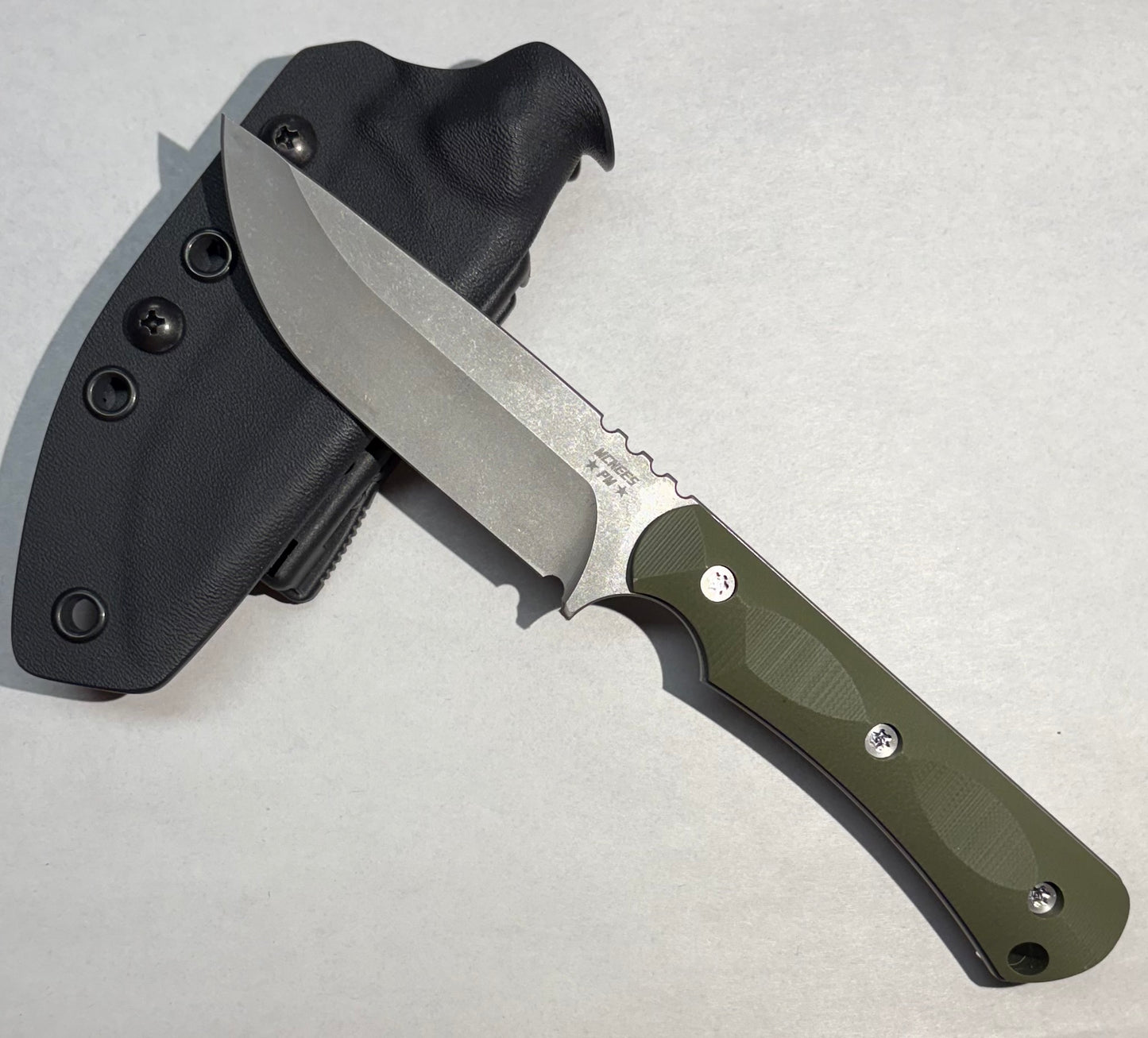 McNees FX Ridge Runner-Stonewash-OD Green-G10-1T2447