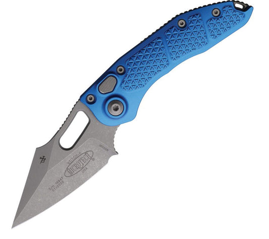 Microtech Auto Stitch S/E Button Lock Bl