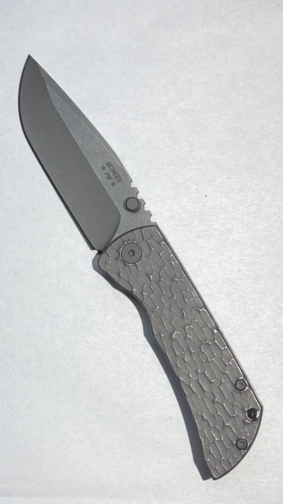 McNees Mac 2 3"-Stonewash Scales-Jig- Stonewash Blade-1T2561